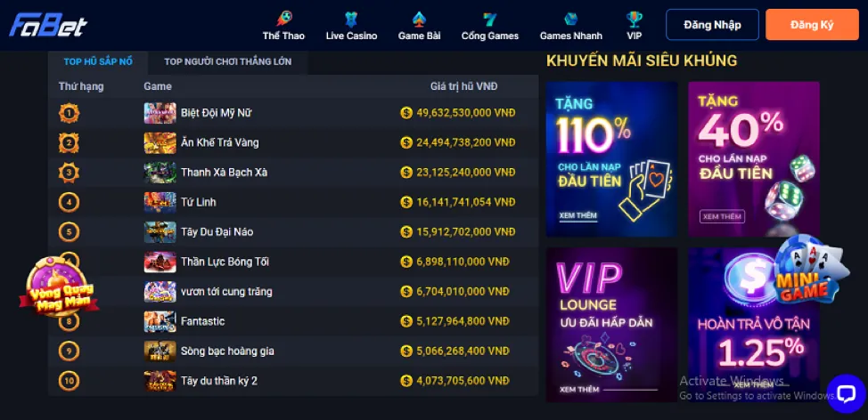 Ưu đãi chào mừng dành cho người chơi mới tại 789pvip9